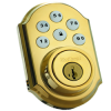 Kwikset 99100-004 - Motorized Deadbolt W/Home Connect - Polished Brass