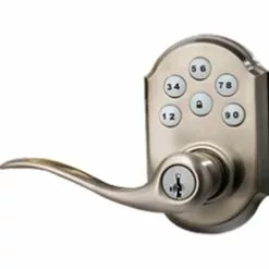 Kwikset 99120-005 - Motorized Lever W/Home Connect - Statin Nickel