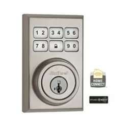 Kwikset 99100-011 - Contemporary Style Motorized Deadbolt W/Home Connect - Satin Nickel