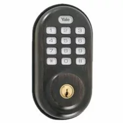 Yale D210NCR0BP - Motorized Deadbolt W/Push Buttons - Oil Rubbed Bronze