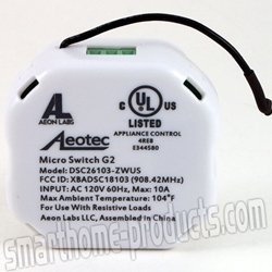Aeon Labs Aeotec DSC26103-ZWUS Z-Wave Micro Switch 1 Aeon Labs Aeotec DSC26103-ZWUS Z-Wave Micro Switch