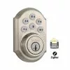 Kwikset 99100-016 - ZigBee Motorized Deadbolt W/Home Connect - Satin Nickel