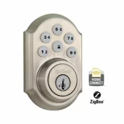 Kwikset 99100-016 - ZigBee Motorized Deadbolt W/Home Connect - Satin Nickel