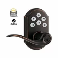 Kwikset 99120-009 - ZigBee Motorized Lever W/Home Connect - Venetian Bronze