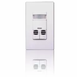 Leviton OSSMD-MDW Dual-Relay Multi-Technology Wall Switch Occupancy Sensor